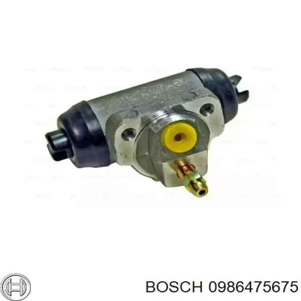 0986475675 Bosch цилиндр тормозной колесный рабочий задний