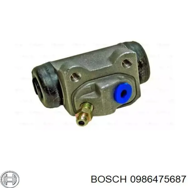 Цилиндр тормозной колесный 0986475687 Bosch