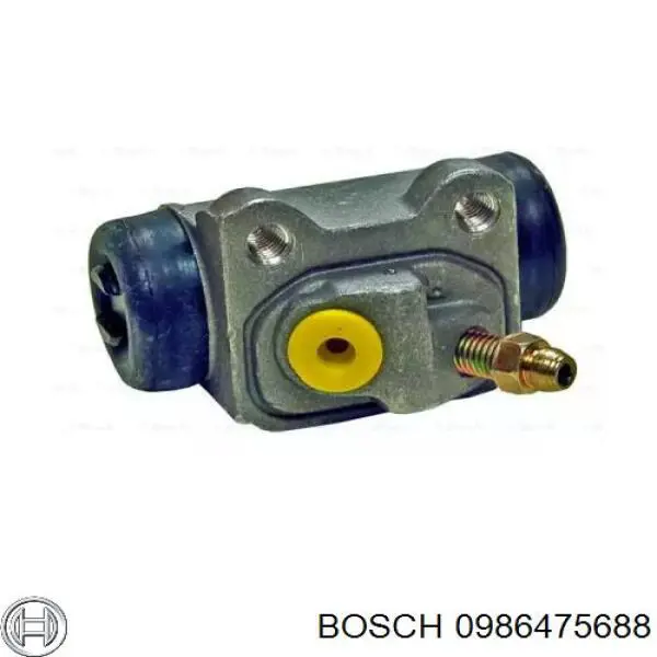 Цилиндр тормозной колесный 0986475688 Bosch