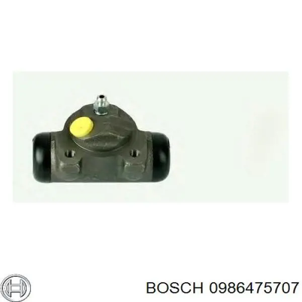 0986475707 Bosch цилиндр тормозной колесный рабочий задний