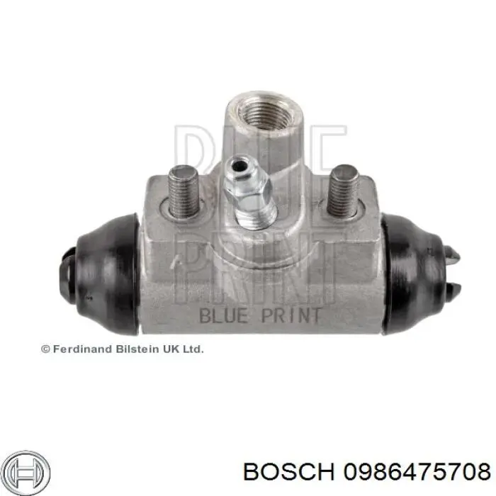 Цилиндр тормозной колесный 0986475708 Bosch