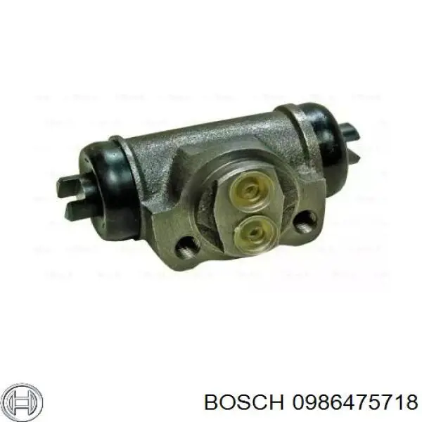 Купить 0986475718 Bosch Цилиндр тормозной колесный