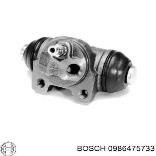 0986475733 Bosch цилиндр тормозной колесный рабочий задний