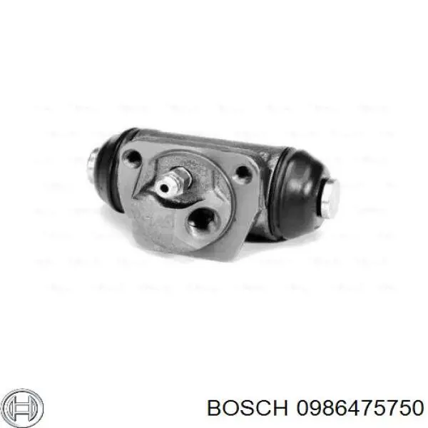 Цилиндр тормозной колесный 0986475750 Bosch