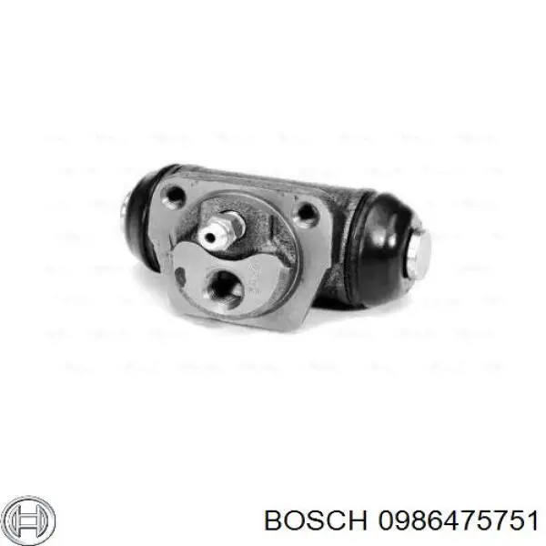 Цилиндр тормозной колесный 0986475751 Bosch