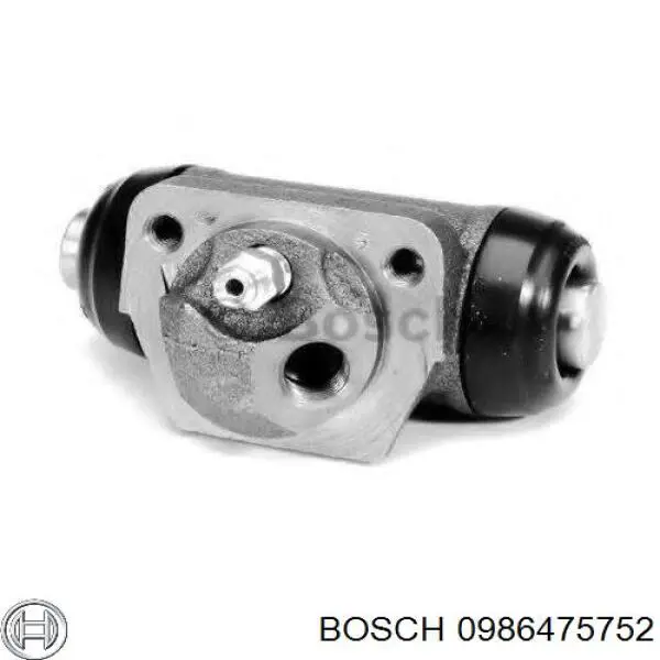 Купить 0986475752 Bosch Цилиндр тормозной колесный