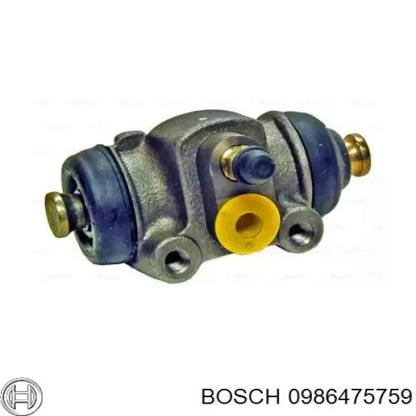 0986475759 Bosch цилиндр тормозной колесный рабочий задний