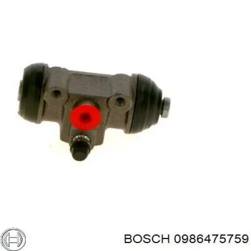 Робочий циліндр 0986475759 Bosch