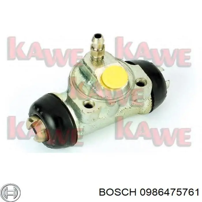 Циліндр гальмівний колісний/робітник, задній 0986475761 Bosch