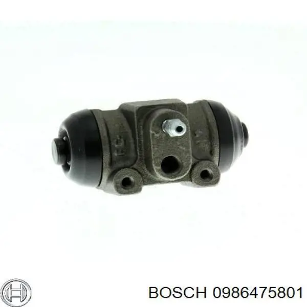Рабочий тормозной цилиндр Bosch 0986475801 цена, от 9.73 USD