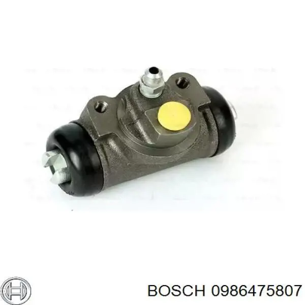 Цилиндр тормозной колесный 0986475807 Bosch