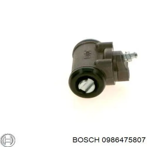 Cilindro de freno de rueda trasero 0986475807 Bosch
