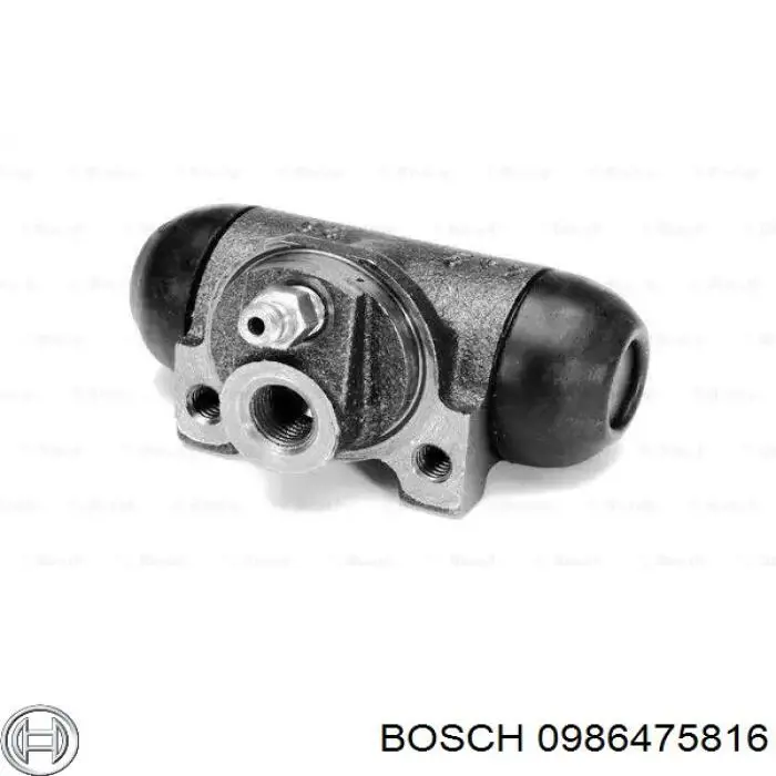 0986475816 Bosch цилиндр тормозной колесный рабочий задний