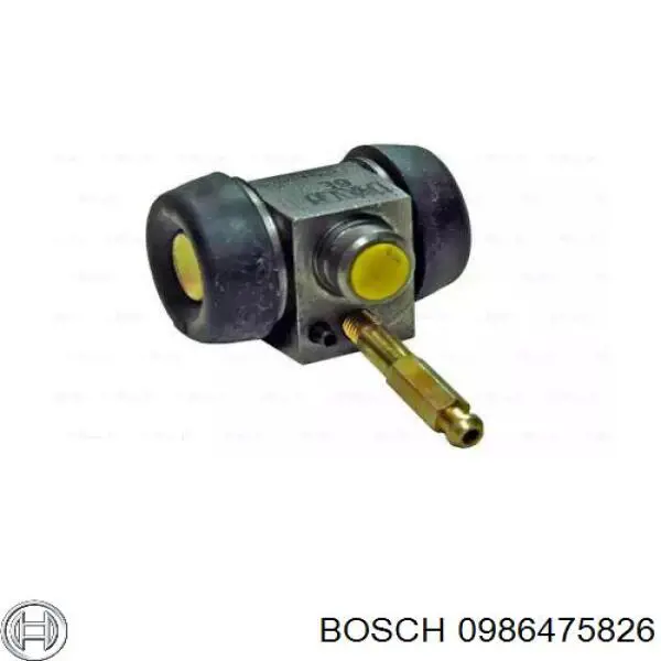0986475826 Bosch цилиндр тормозной колесный рабочий задний
