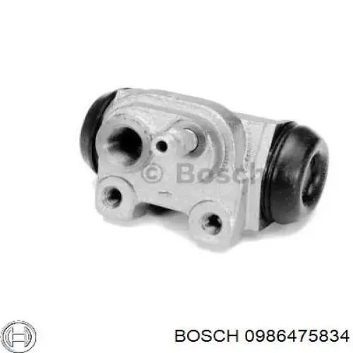 Цилиндр тормозной колесный 0986475834 Bosch