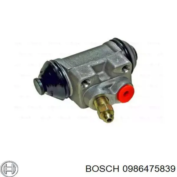 Цилиндр тормозной колесный 0986475839 Bosch