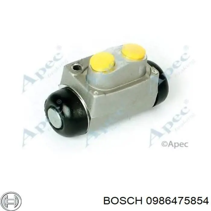 Цилиндр тормозной колесный 0986475854 Bosch