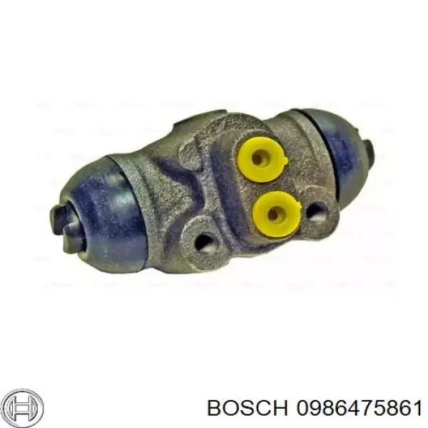 Цилиндр тормозной колесный 0986475861 Bosch