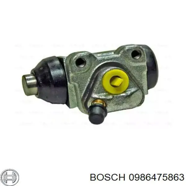 Цилиндр тормозной колесный 0986475863 Bosch