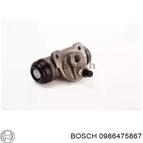 Цилиндр тормозной колесный 0986475867 Bosch