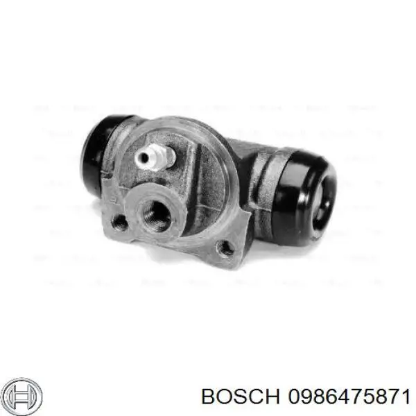 0986475871 Bosch цилиндр тормозной колесный рабочий задний