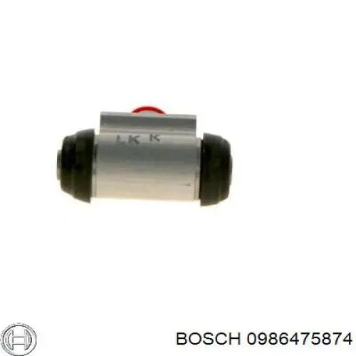 Рабочий тормозной цилиндр Bosch 0986475874 цена, от 8.48 USD