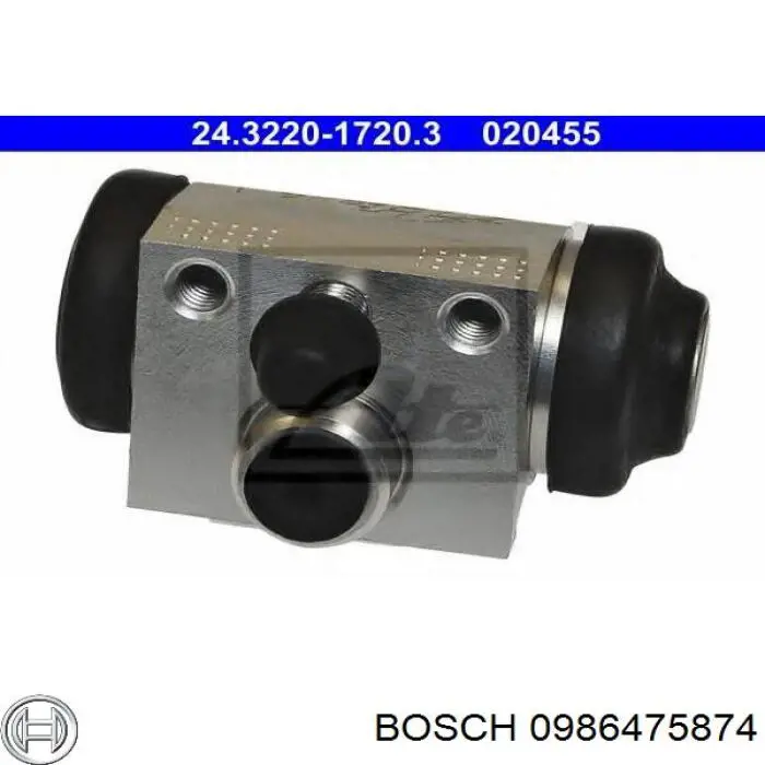 Купить 0986475874 Bosch Цилиндр тормозной колесный