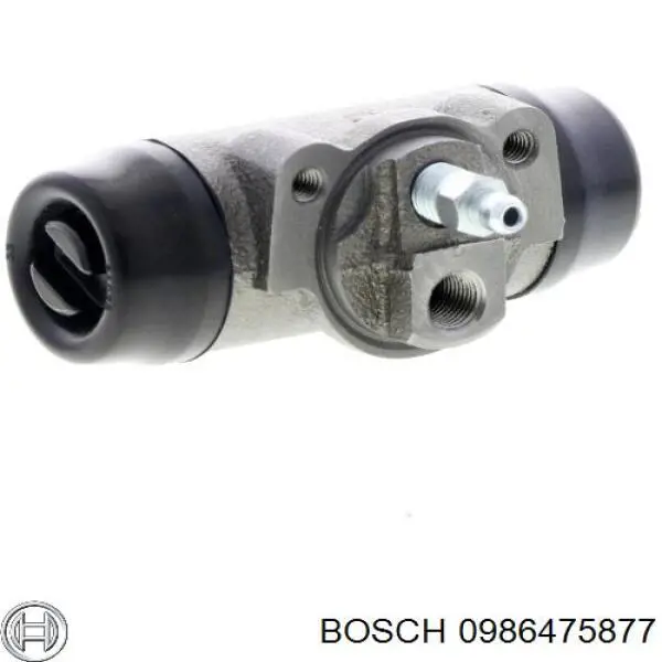 0986475877 Bosch Цилиндр тормозной колесный, задний