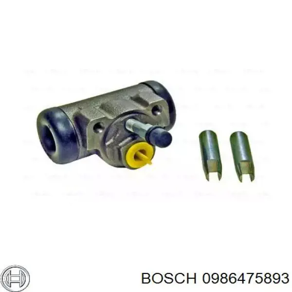 Цилиндр тормозной колесный 0986475893 Bosch