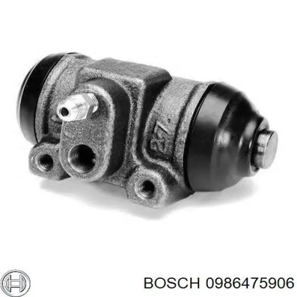 0 986 475 906 Bosch цилиндр тормозной колесный рабочий задний