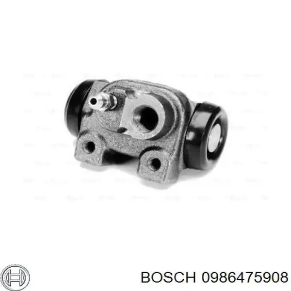 0986475908 Bosch цилиндр тормозной колесный рабочий задний
