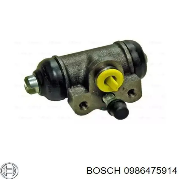 Цилиндр тормозной колесный 0986475914 Bosch