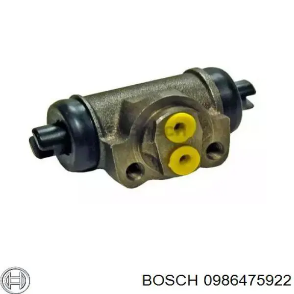 Цилиндр тормозной колесный 0986475922 Bosch