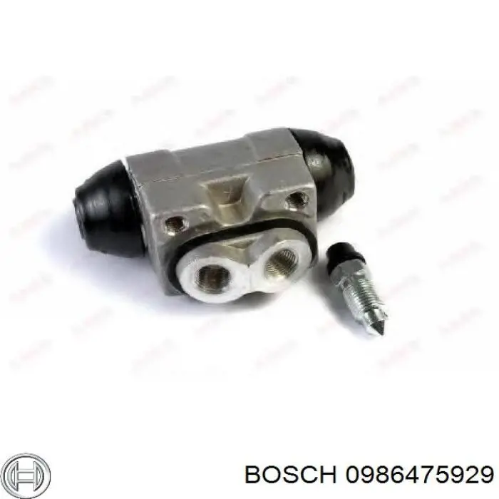 0986475929 Bosch цилиндр тормозной колесный рабочий задний