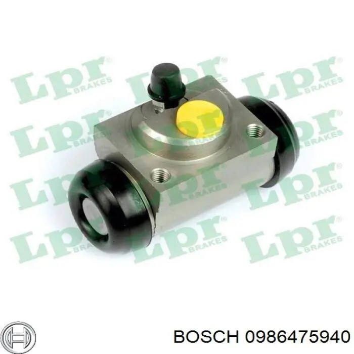 0986475940 Bosch цилиндр тормозной колесный рабочий задний