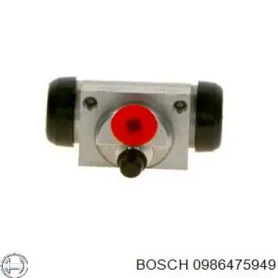 Цилиндр тормозной колесный 0986475949 Bosch