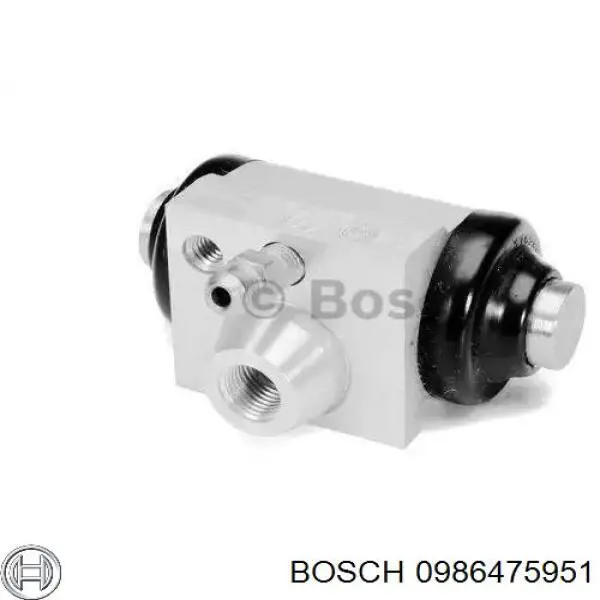 0 986 475 951 Bosch цилиндр тормозной колесный рабочий задний