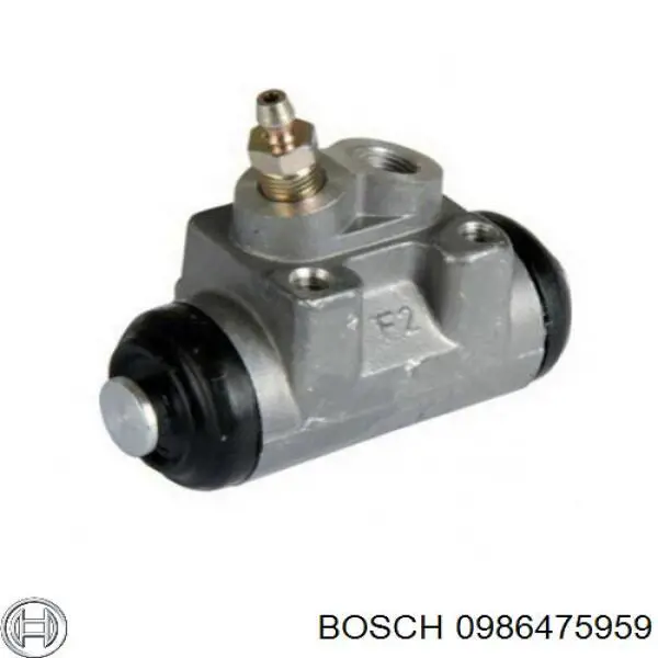 0986475959 Bosch цилиндр тормозной колесный рабочий задний