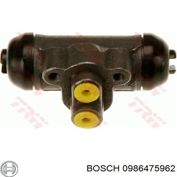 0986475962 Bosch цилиндр тормозной колесный рабочий задний