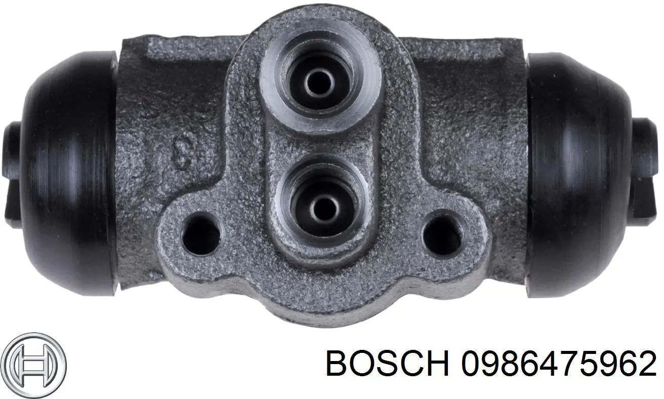 Cilindro de freno de rueda trasero 0986475962 Bosch