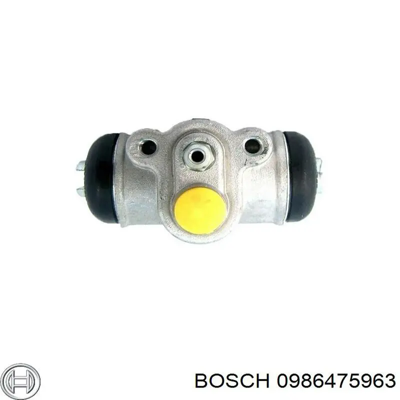 0986475963 Bosch цилиндр тормозной колесный рабочий задний