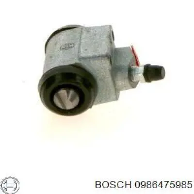 Cilindro de freno de rueda trasero 0986475985 Bosch