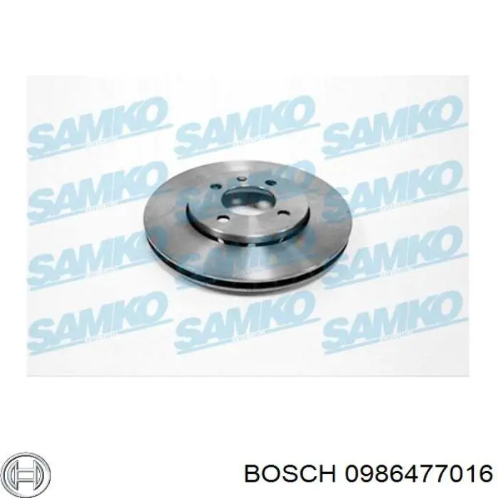 Тормозной барабан 0986477016 Bosch
