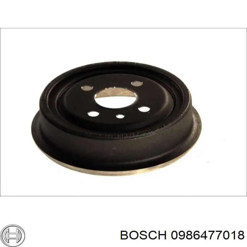 Барабан гальмівний задній 0986477018 Bosch
