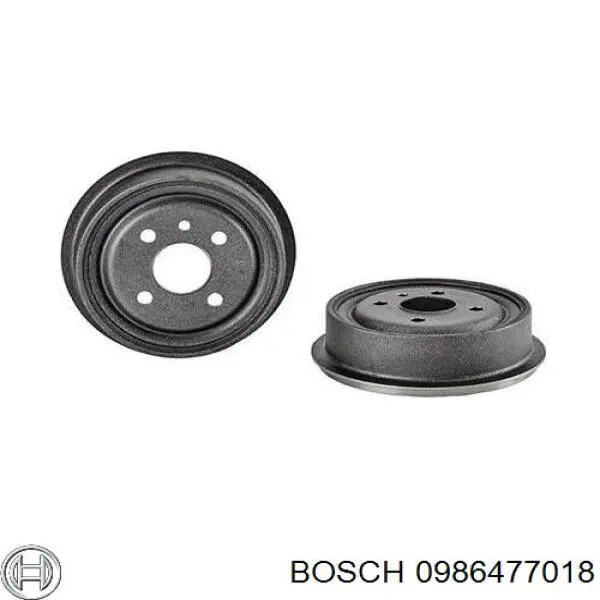 Барабан тормозной задний Bosch 0986477018 цена, от 26.45 USD