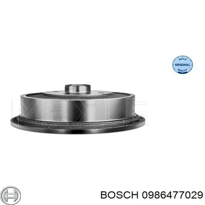 0986477029 Bosch Тормозной барабан