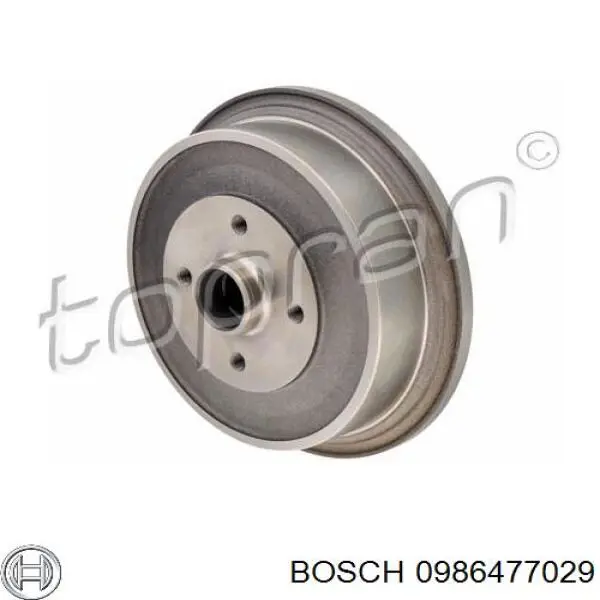 Барабан тормозной задний Bosch 0986477029 цена, от 45.51 USD