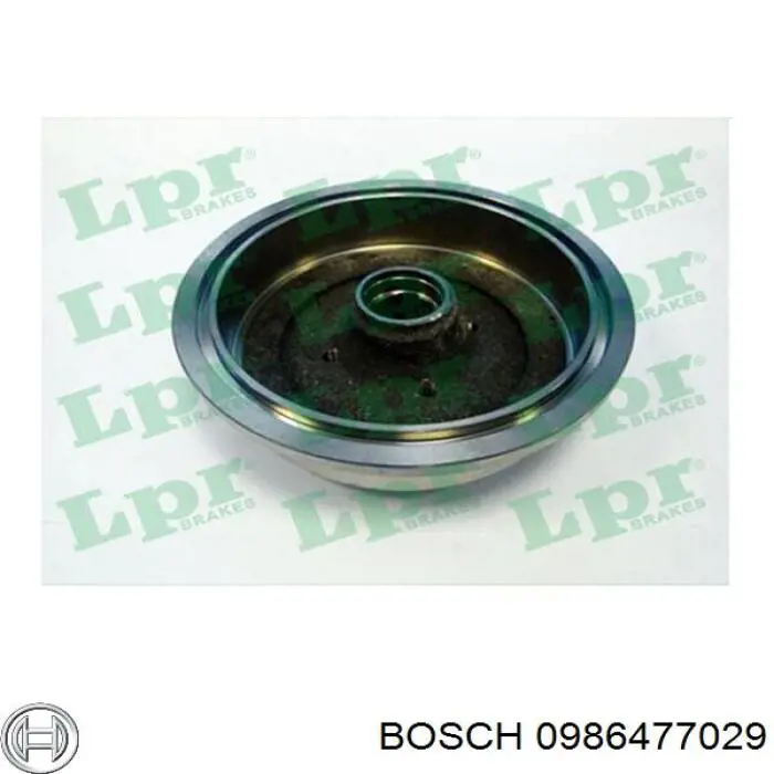 Купить 0986477029 Bosch Тормозной барабан