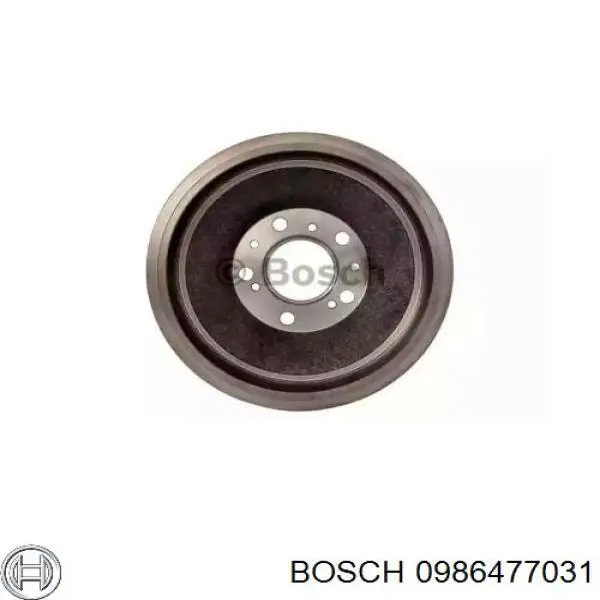 Барабан гальмівний задній 0986477031 Bosch