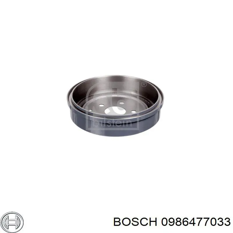 Тормозной барабан 0986477033 Bosch